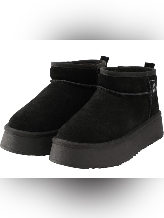 Shoes - NWT Swalker Snow Boots Suede Faux Fur Lining Booties Slip Comfort Ankle Boots